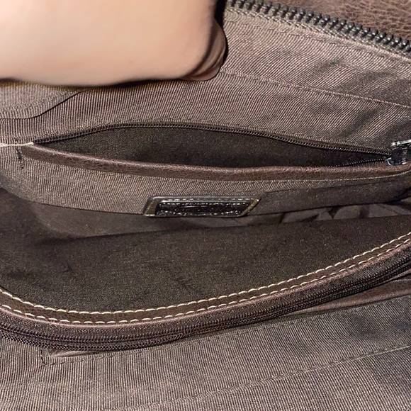 TRINITY RANCH WESTERN BROWN LEATHER PURSE - Picture 10 of 15